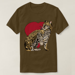 Skjortor för Ocelotvild kattvilda djur T Shirt