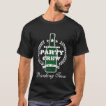 Skjortor för öl- och dryckesteam tröja<br><div class="desc">Skjortor på propparbesättningen. Anpassningsbart öl till skjorta för grum och marskalkar | Vintage stil. Öl flaska logotyp med grungy-utseendet krandeemblem. Coola pub/pub ölöl party är utformat för roligt pojkar natten ut före bröllop. Giftermål humor.</div>