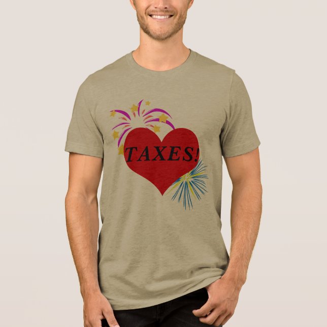 Skjortor för om du gillar skatter.. t shirt (Framsida)