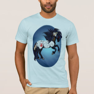 Skjortor för Oval för Appaloosakrigponny T Shirt