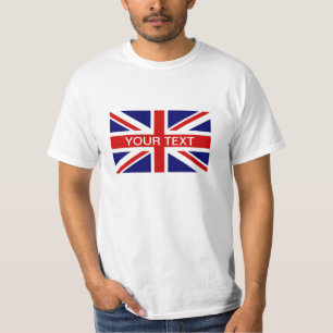 Skjortor för personlig T med den brittiska T-shirt