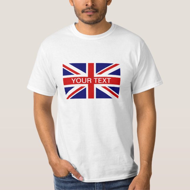 Skjortor för personlig T med den brittiska T-shirt (Framsida)