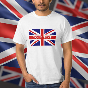 Skjortor för personlig T med den brittiska T-shirt