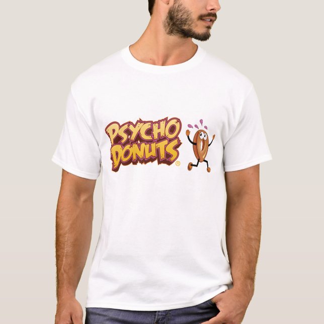 Skjortor för psykopatDonuts T Tee Shirt (Framsida)