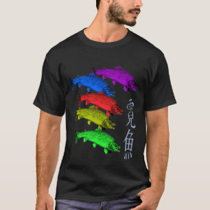 Skjortor för regnbågeforellmörk tee shirt