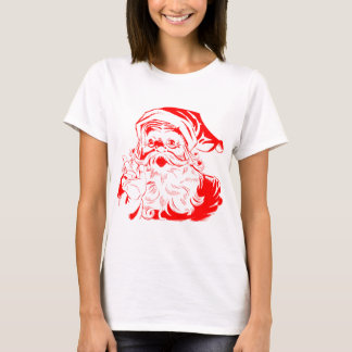 Skjortor för Santa grafiska jul T T-shirt