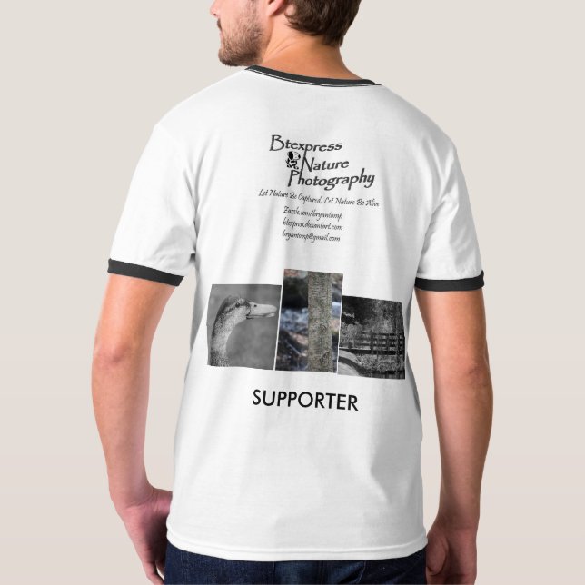 Skjortor för supporter T för Btexpress Tee (Hel baksida)
