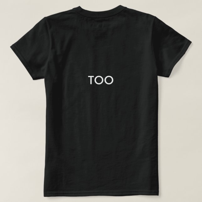 skjortor för svartlivmateria t-shirt (Design baksida)