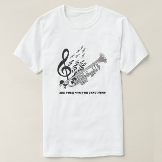 Skjortor för trumpettrumpetareJazz T Shirt