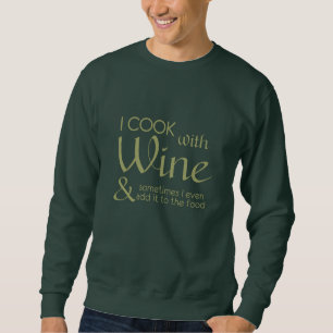 Skjortor för vin-citat och jacka sweatshirt