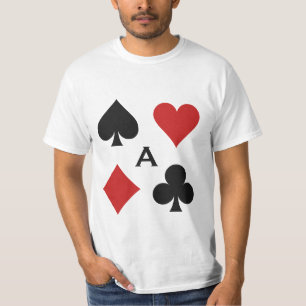 Skjortor & jackor för kortspelare beställnings- tee shirt