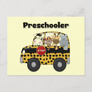 Skjortor och gåvor från Buss-skolelever Vykort