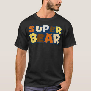 Skjortskjorta med björnbjörn i pridet flagga toppe t shirt
