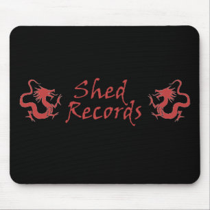 Skjulet antecknar röda Mousepad Musmatta
