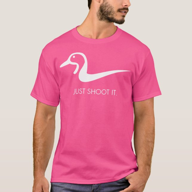 Skjut bara Anka-jakt T Shirt (Framsida)