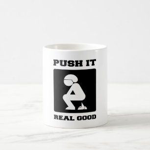 SKJUT DET DEN VERKLIGA BRAN. POOPING ROLIG ART. KAFFEMUGG