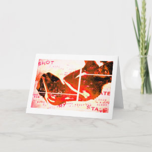 Skjut efter lägesmålning helgkort