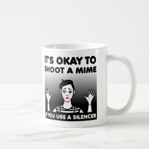 Skjut en mimiker Rolig mugg eller resemugg