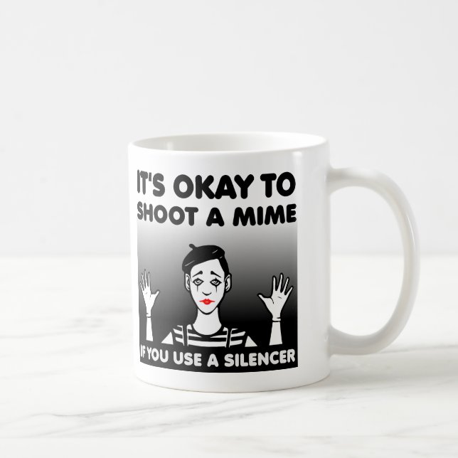 Skjut en mimiker Rolig mugg eller resemugg (Höger)