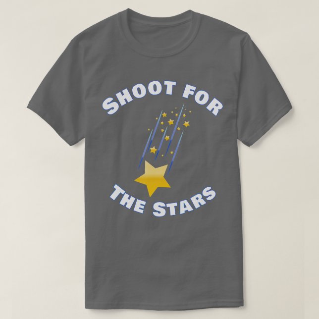 Skjut för det starka motiv som krävs t shirt (Design framsida)