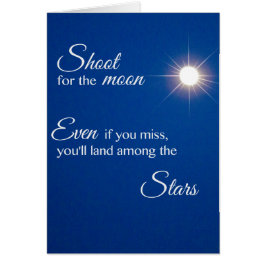 Skjut för Måne Hälsningskort