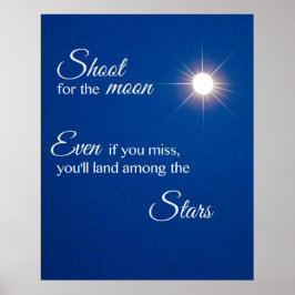 Skjut för Måne Poster