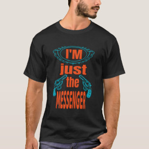 Skjut inte Messenger Top S T Shirt