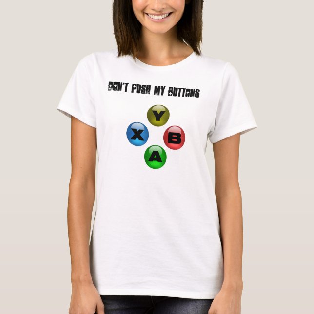 Skjut inte mitt knäppas (flickagameren FTW) Tee (Framsida)