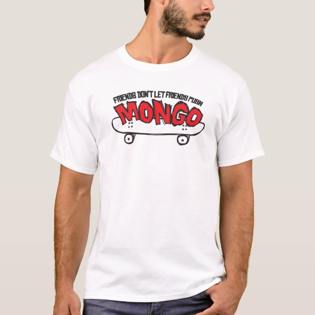 Skjut inte mongoen tee shirt (Framsida)