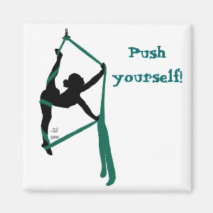 Skjut sig yourself! magnet