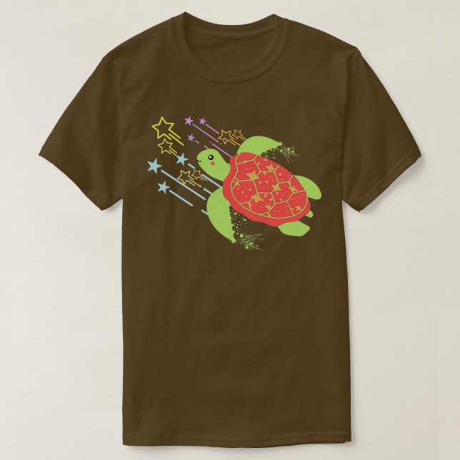 Skjut Stars Turtle T Shirt (Design framsida)