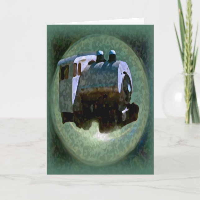 Skjut tåg kort (Framsida)