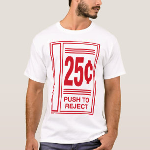 skjut till för galleridobbel för utskottsvaran d tee shirt
