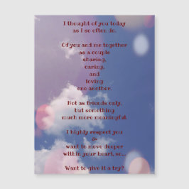 Skjut upp ditt kort till hennes magnetkort