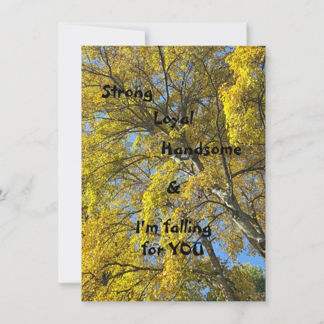 Skjut upp ditt kort till honom med ett vanligt häl (Framsida)