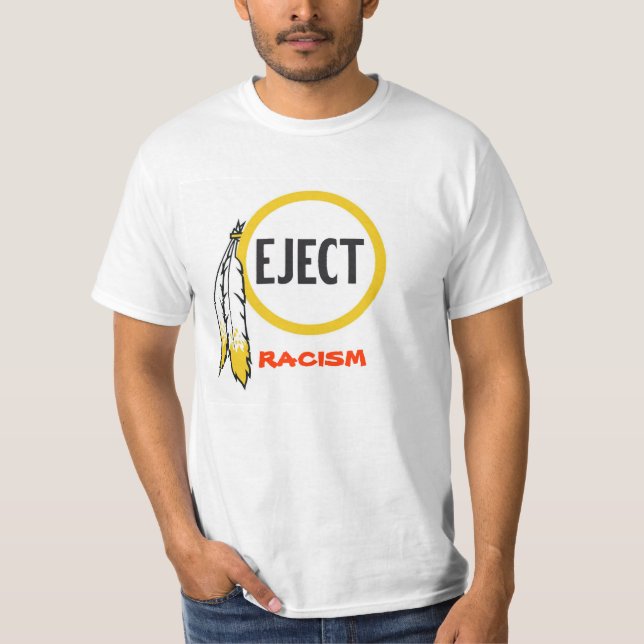 Skjut ut rasismskjortor tee (Framsida)