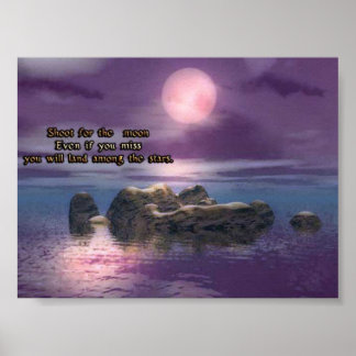 skjuta för måne poster