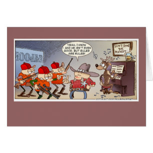 Skjuta inte pianisten hälsningskort