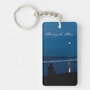 Skjuta månefotografen Keyfob