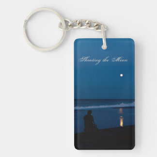 Skjuta månefotografen Keyfob