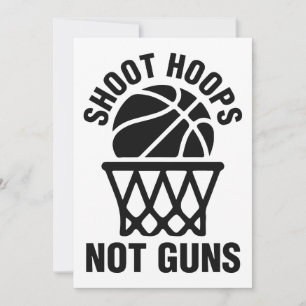 skjuta ringar, inte korgbasket t-shirts
