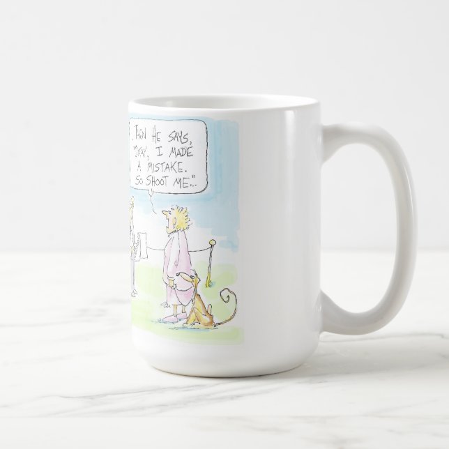 Skjuta så mig MUGGEN Kaffemugg (Höger)