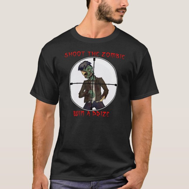 Skjuta zombien tröja (Framsida)