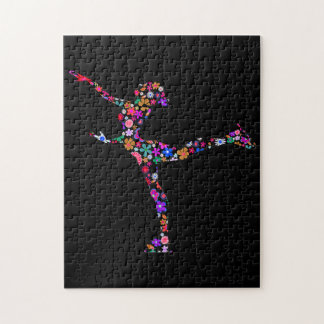 Skjutande flickor och isskor av figur pussel