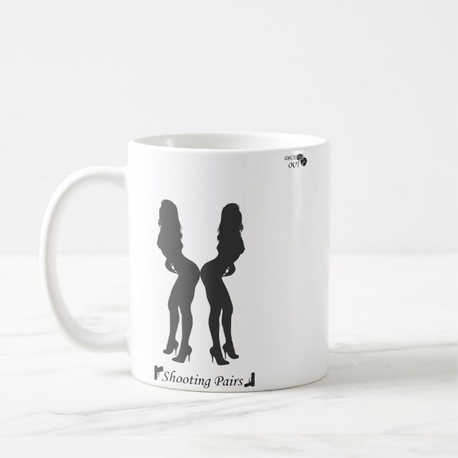 Skjutande Par Kaffemugg (Vänster)