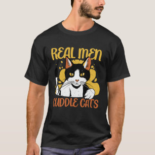 Skjutapparat för faktisk Manar Cuddle Cats Owner P T Shirt
