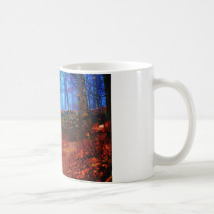 Skjutapparat för Oljemålning av brand- och isskoga Kaffemugg