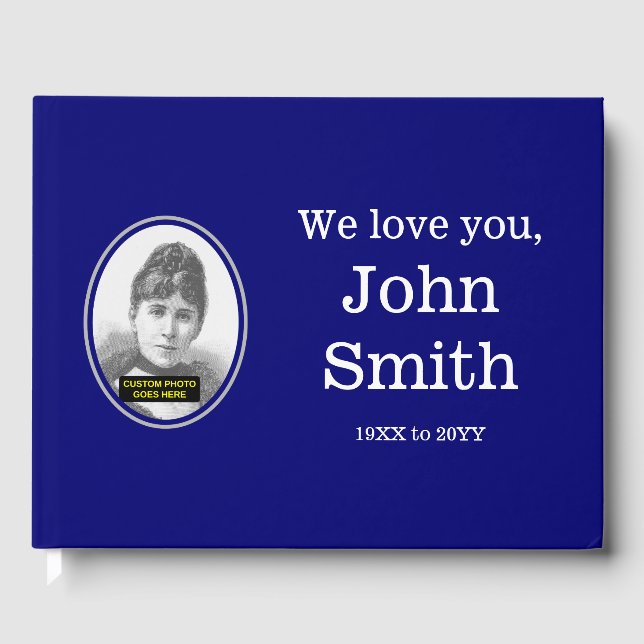 Skjutbok för vanliga och minimala minnen gästböcker (Framsida)