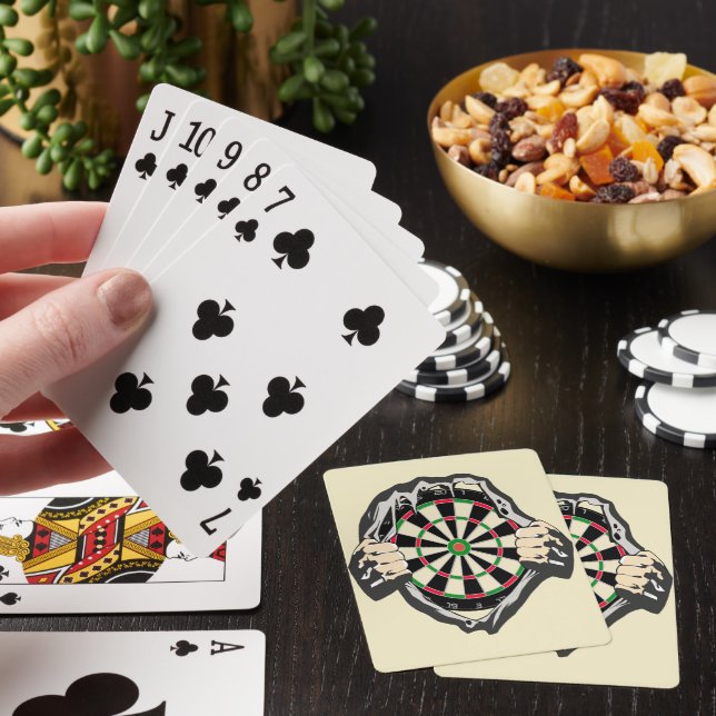 Skjutbordet på bröstet! casinokort (På plats)