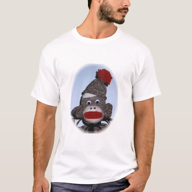 Skjuten apamugg, pojke tee shirt (Framsida)